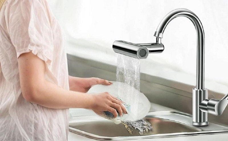 360° Rotating Faucet Extender with 4 Water Modes