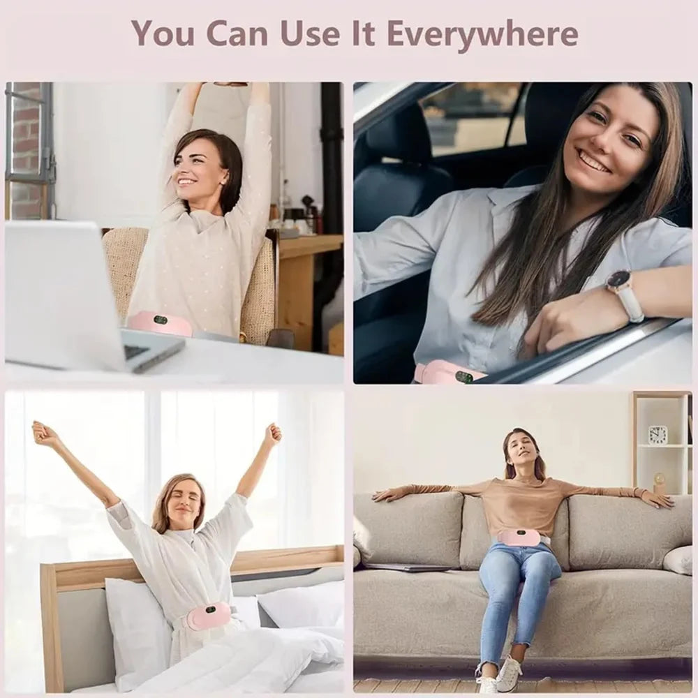 Rechargeable Cordless Heating Pad for Menstrual Comfort