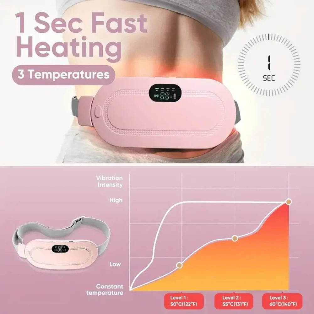 Rechargeable Cordless Heating Pad for Menstrual Comfort