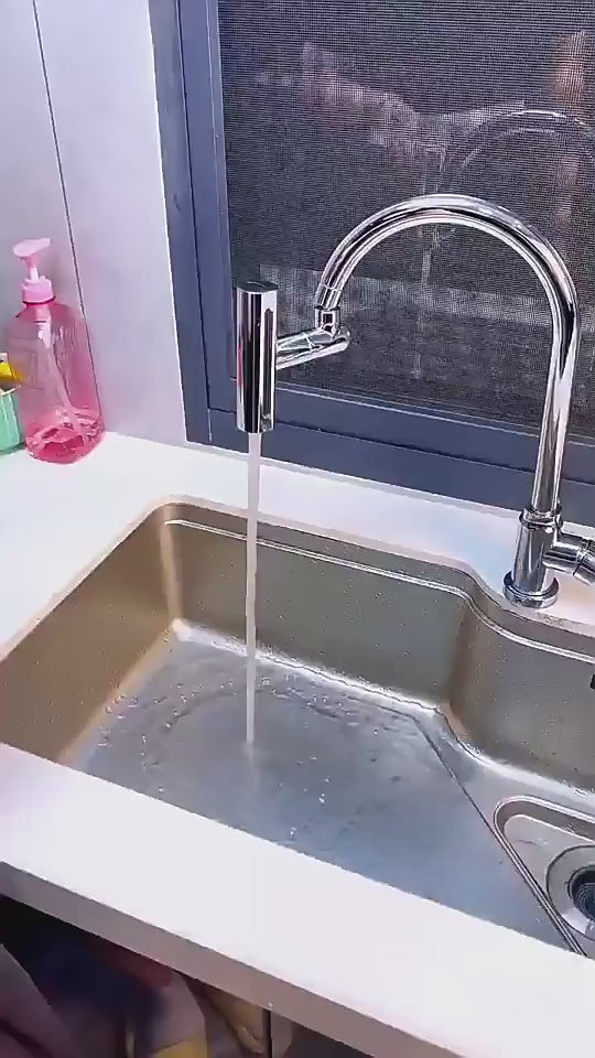 360° Rotating Faucet Extender with 4 Water Modes